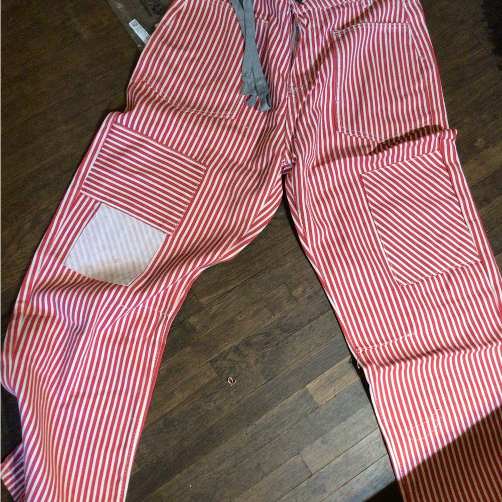 3  left ! SALE ! boho striped barrel jeans - Picture 3 of 5